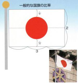 日の丸 国旗 二巾(トロピカル)